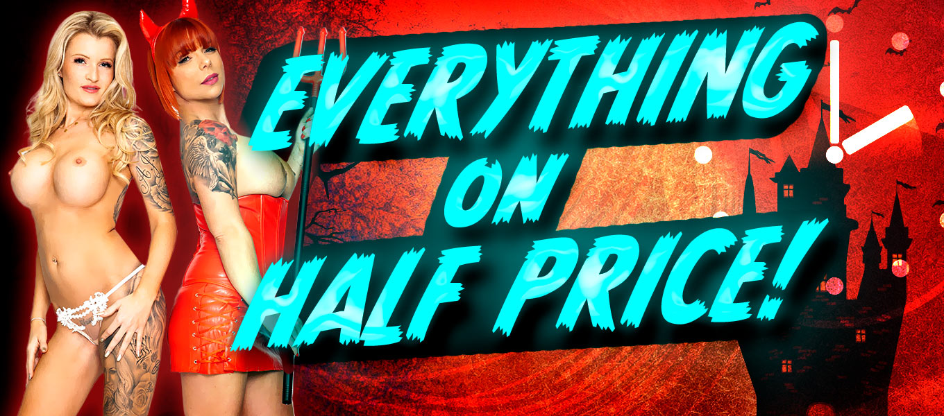 Everything on half price